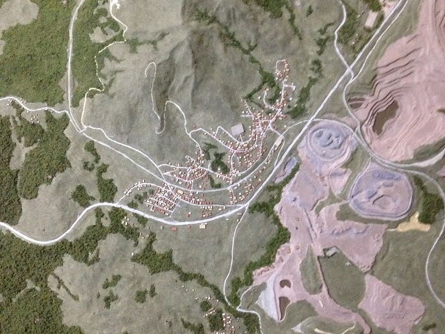 maquetes de impacto ambientais